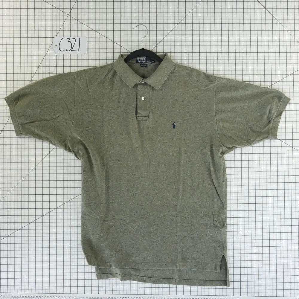 Polo‎ Ralph Lauren Men's Size XL Olive Green Pique Cotton Polo Shirt Top
